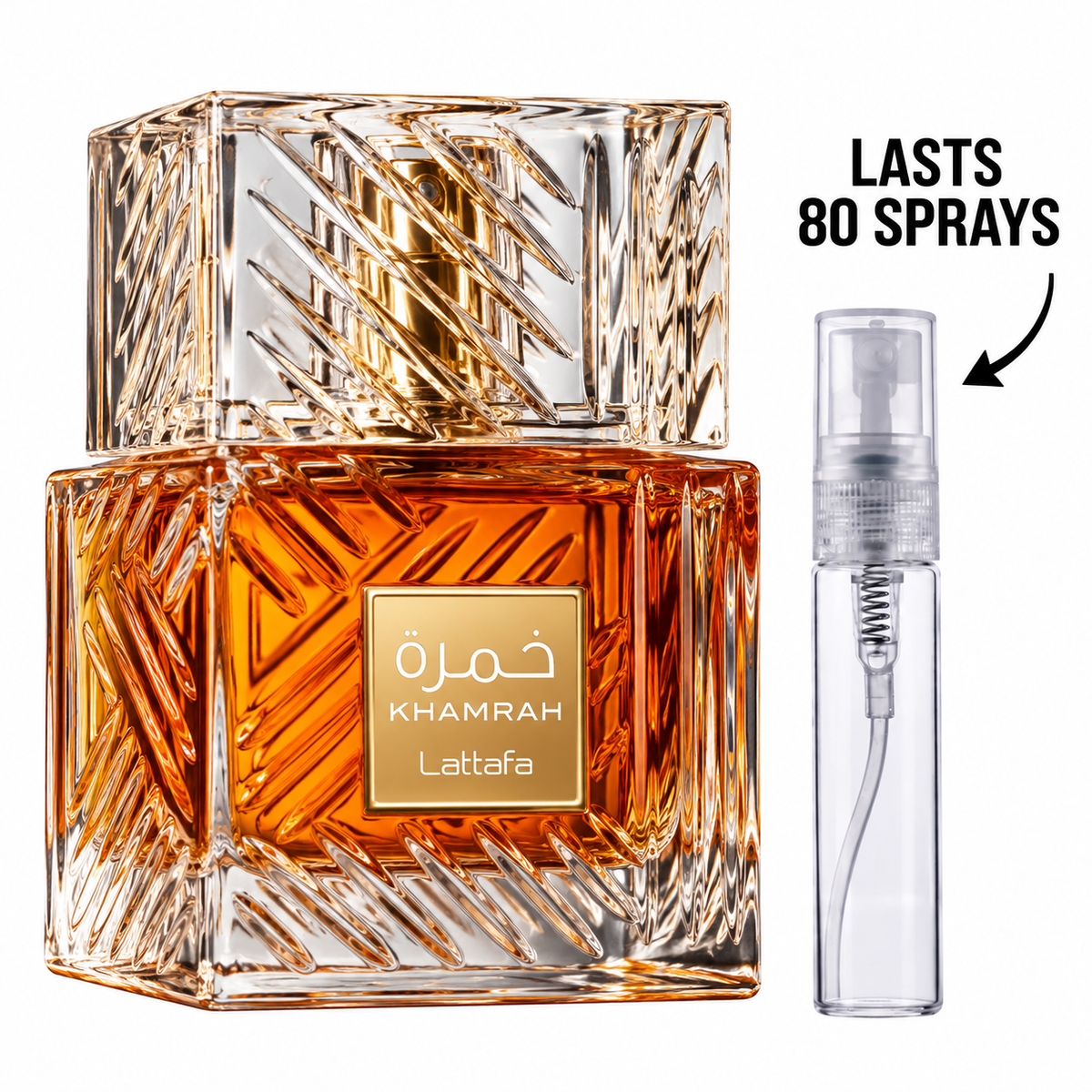 Lattafa Khamrah (5ML Travel Spray)
