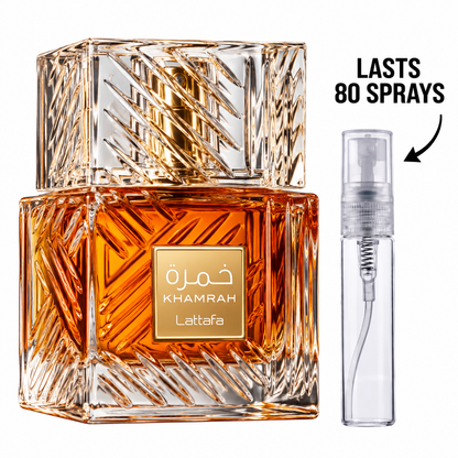 Lattafa Khamrah (5ML Travel Spray)